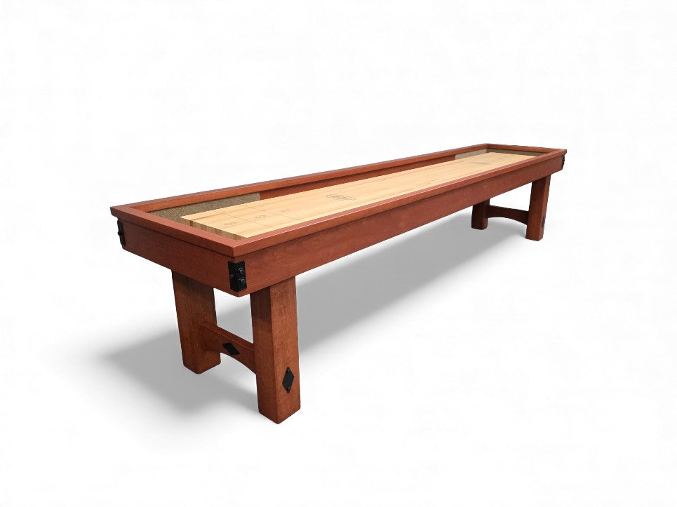 Handcrafted Lancaster Shuffleboard Table Cherry — image 5