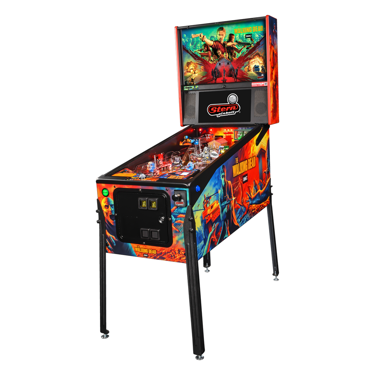 The Walking Dead Remastered Premium Pinball Machine by Stern — image 2