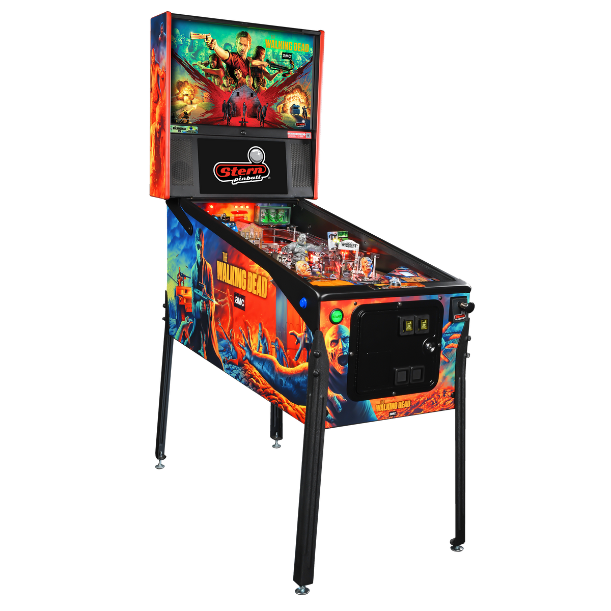 The Walking Dead Remastered Premium Pinball Machine by Stern — Pinball Machines