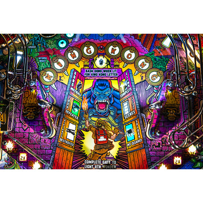 King Kong: Myth of Terror Island Pro Pinball Machine by Stern — image 8
