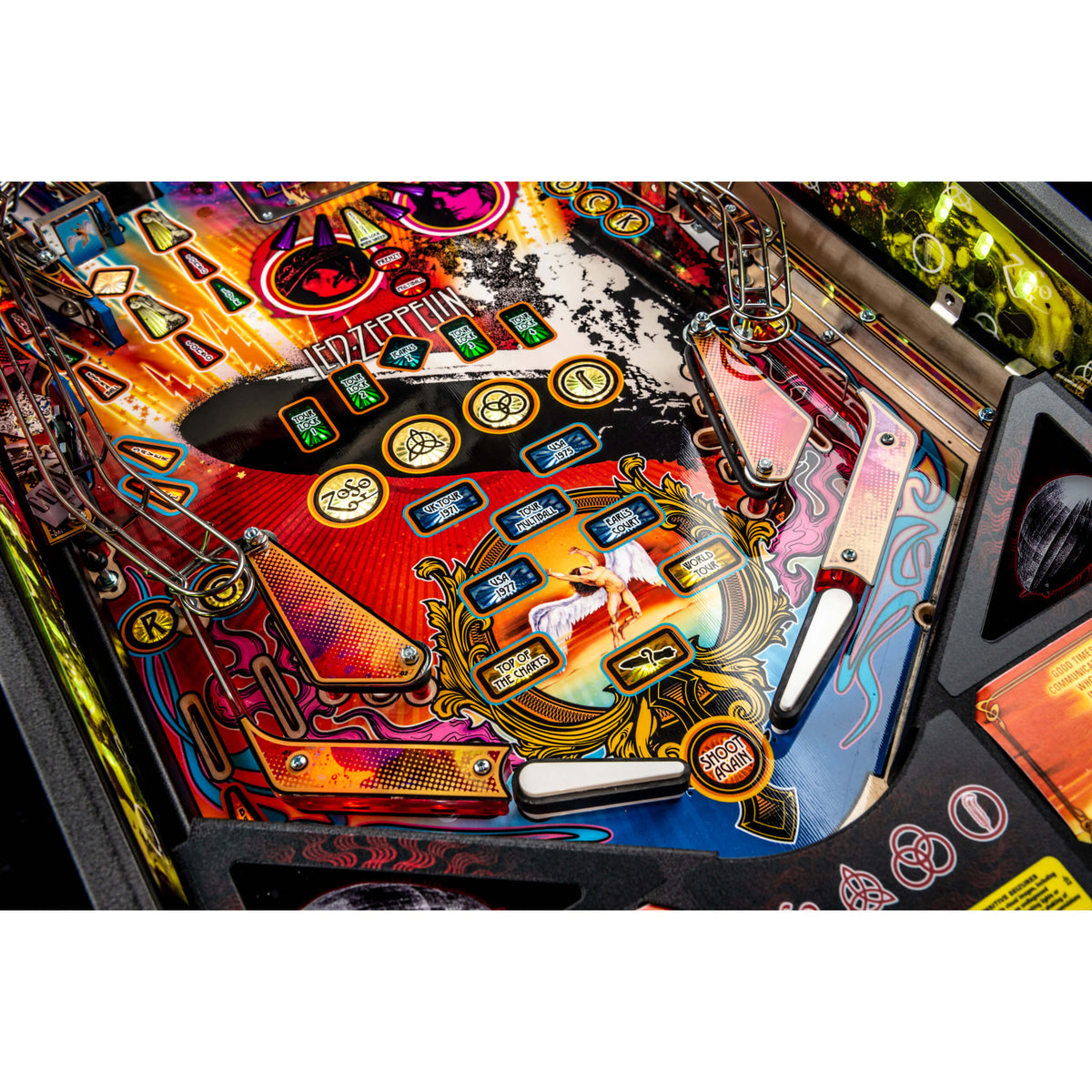 Led Zeppelin Premium Pinball Machine by Stern — image 6