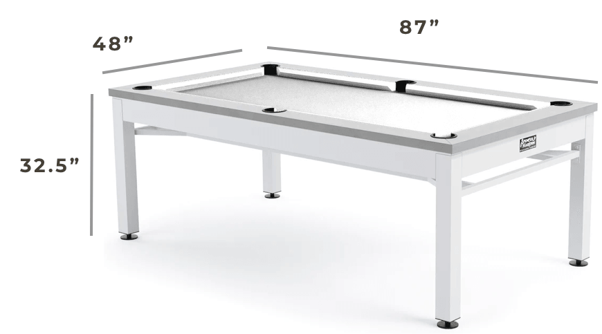 Spencer Marston Nantucket 3 in 1 Outdoor Dining, Ping Pong, and Pool Table — image 7