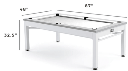 Spencer Marston Nantucket 3 in 1 Outdoor Dining, Ping Pong, and Pool Table — image 7
