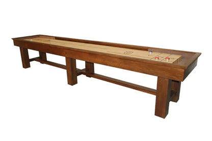 Ponderosa Red Oak Shuffleboard Table — Shuffleboard Tables