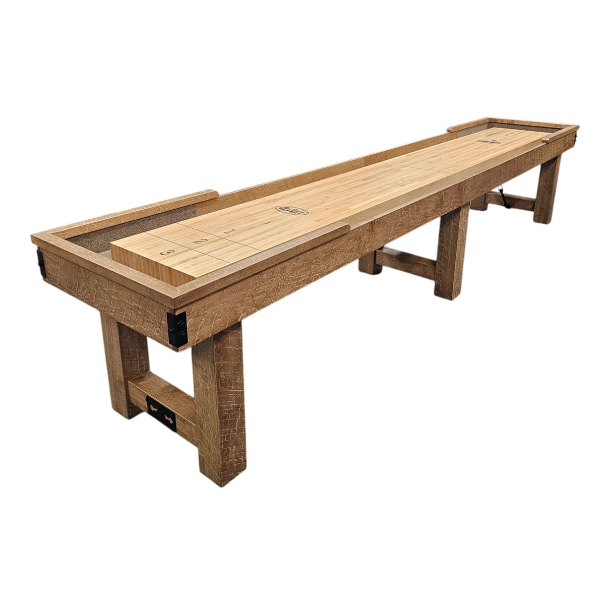 Vicksburg White Oak Shuffleboard Table — Shuffleboard Tables