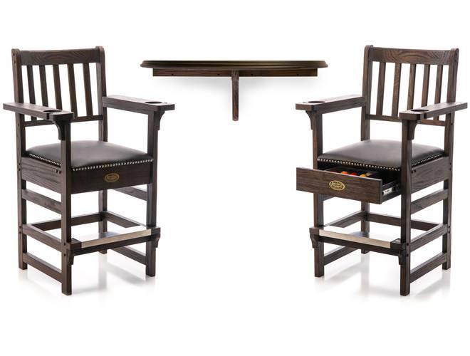 Spencer Marston Half-Moon Deluxe Plus Table and 2-Chair Set — image 7