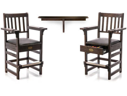 Spencer Marston Half-Moon Deluxe Plus Table and 2-Chair Set — image 7