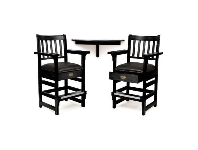 Spencer Marston Half-Moon Deluxe Plus Table and 2-Chair Set — image 3