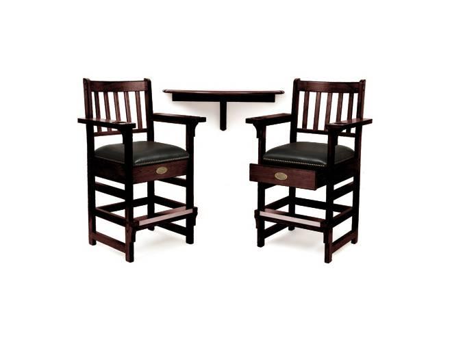 Spencer Marston Half-Moon Deluxe Plus Table and 2-Chair Set — image 2