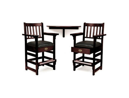 Spencer Marston Half-Moon Deluxe Plus Table and 2-Chair Set — image 2