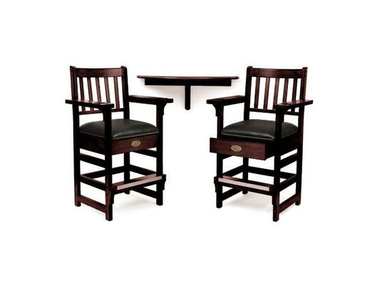 Spencer Marston Half-Moon Deluxe Plus Table and 2-Chair Set — image 2