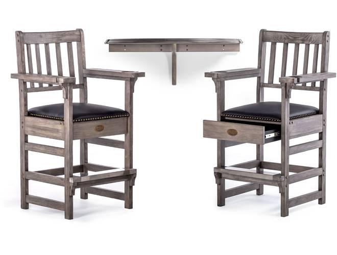 Spencer Marston Half-Moon Deluxe Plus Table and 2-Chair Set — image 6