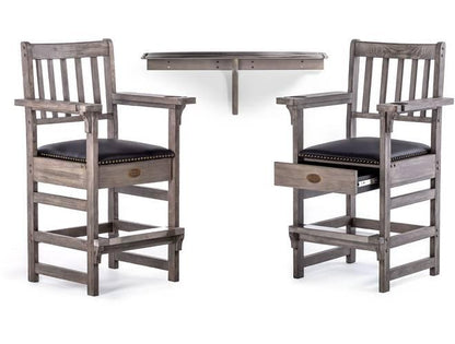 Spencer Marston Half-Moon Deluxe Plus Table and 2-Chair Set — image 6