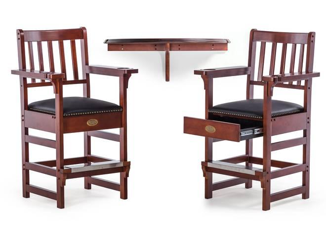 Spencer Marston Half-Moon Deluxe Plus Table and 2-Chair Set — image 5