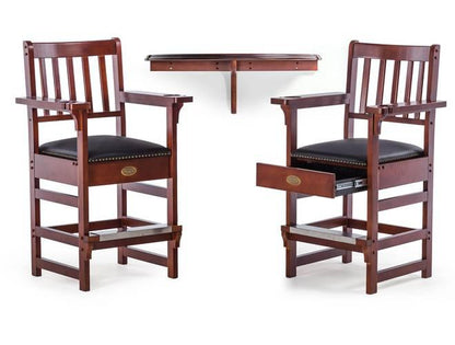 Spencer Marston Half-Moon Deluxe Plus Table and 2-Chair Set — image 5