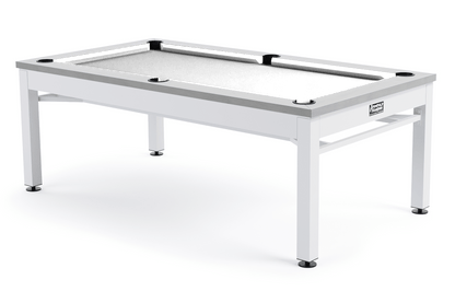 Spencer Marston Nantucket 3 in 1 Outdoor Dining, Ping Pong, and Pool Table — Table Tennis